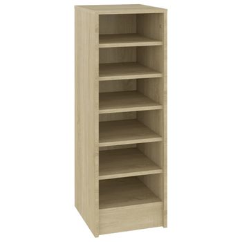 Mueble Zapatero De Madera De Ingeniería Negro 60x35x70 Cm Vidaxl con  Ofertas en Carrefour