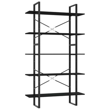 Estantería De Madera De Ingeniería Negra 78,5x33x82 Cm Vidaxl con Ofertas  en Carrefour