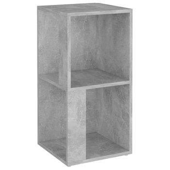 Mueble De Esquina Madera De Ingeniería Gris 33x33x67 Cm Vidaxl