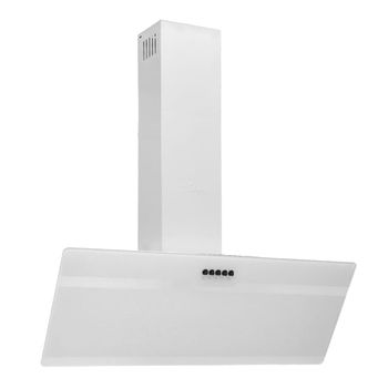 Campana Extractora Pared Acero Y Vidrio Templado Blanco 90 Cm Vidaxl