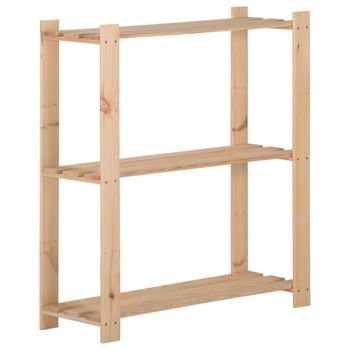 Estantería Plegable 3 Alturas Madera Acacia Marrón 43x31x63 Cm Vidaxl con  Ofertas en Carrefour