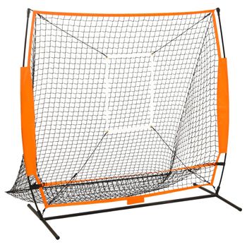 Red De Práctica Multideporte Beisbol Negra 174x76x158,5 Cm Vidaxl