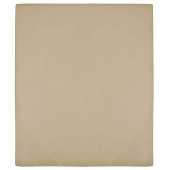 Sábanas Bajeras Jersey 2 Uds Algodón Gris Taupe 90x200 Cm Vidaxl