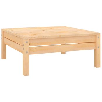 Mesa auxiliar de madera con bandeja desmontable de 68x44cm Murcia