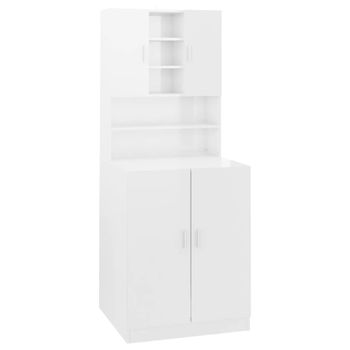 Mueble De Lavadora Blanco Brillo Vidaxl