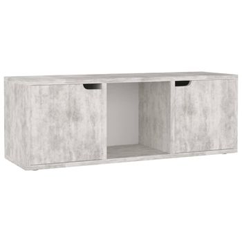 Soporte de monitor madera contrachapada gris Sonoma 42x24x13 cm