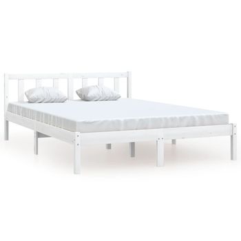 Cama Doble Con Espacio Almacenamiento Debajo De La Cama, Somier Metálico  Con Patas De 150 X 190 Cm, Estructura De Cama Con Cabecero, Color Negro,  Fácil Montaje. con Ofertas en Carrefour