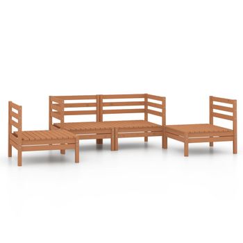 Banco Almacenaje Jardãn Con Cojãn Madera Maciza De Acacia 91 Cm Vidaxl