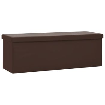 Banco Almacenaje Madera Ingeniería Roble Ahumado 102x42x46 Cm Vidaxl con  Ofertas en Carrefour