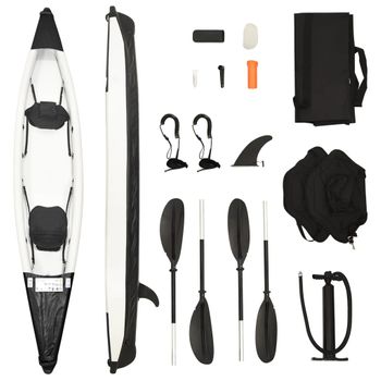 Kayak hinchable Intex explorer k2 & 2 remos - 312x91x51 cm