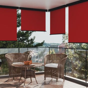 Toldo Lateral Retráctil Rojo 200x600 Cm con Ofertas en Carrefour