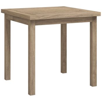 Mesa Auxiliar De Madera Maciza De Teca 45x45x45 Cm Vidaxl