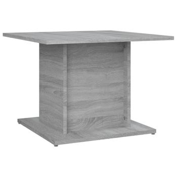 Mesa De Centro De Aglomerado Color Gris Sonoma 55,5x55,5x40 Cm Vidaxl