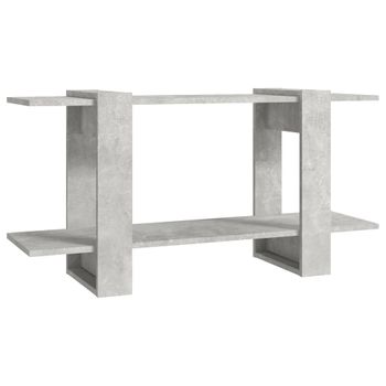 Estantería Madera Contrachapada Gris Hormigón 100x30x51 Cm Vidaxl