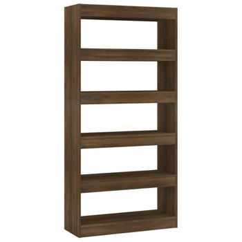 Estante Pared Madera Roble Tratada Marrón Oscuro 180x30x(2-4)cm Vidaxl con  Ofertas en Carrefour