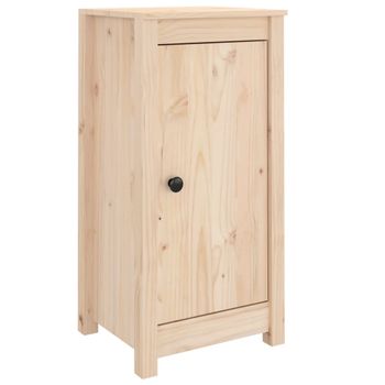 Aparador De Madera Maciza De Pino 40x35x80 Cm Vidaxl