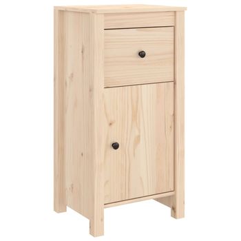 Aparador De Madera Maciza De Pino 40x35x80 Cm Vidaxl