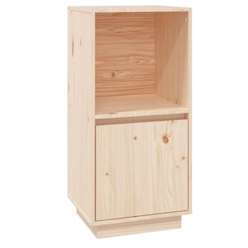 Aparador De Madera Maciza De Pino 38x35x80 Cm Vidaxl