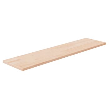 Tabla De Estantería Madera Maciza Roble Sin Tratar 80x20x1,5 Cm Vidaxl