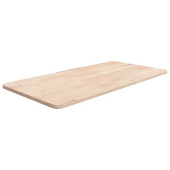 Encimera De Baño Madera Maciza Sin Tratar 80x40x1,5 Cm Vidaxl