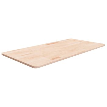 Encimera De Baño Madera Maciza Sin Tratar 100x50x1,5 Cm Vidaxl