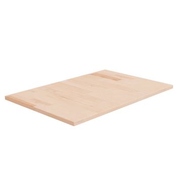 Encimera De Baño Madera Maciza Sin Tratar 60x40x1,5 Cm Vidaxl