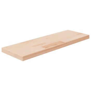 Tabla De Estantería Madera Maciza Roble Sin Tratar 60x20x2,5 Cm Vidaxl