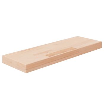 Tabla De Estantería Madera Maciza Roble Sin Tratar 60x20x4 Cm Vidaxl