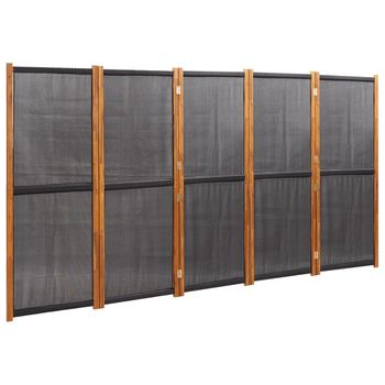 Biombo Separador De 3 Paneles, Decoración Elegante, Separador De Ambientes  Plegable, Divisor De Habitaciones, 169x165 Cm (negro) con Ofertas en  Carrefour