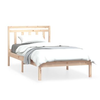 Estructura De Cama De Madera Maciza De Pino 90x200 Cm Vidaxl