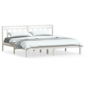 Cama Infantil Vindafjord En Forma De Casa Con Colchón Bambú 180 X 200 Cm -  Color Natural [en.casa] con Ofertas en Carrefour