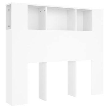 Mueble Cabecero Blanco 120x18,5x102,5 Cm Vidaxl