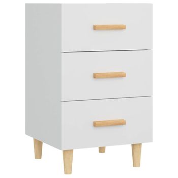 Mesitas De Noche 2 Uds Patas De Metal Roble Sonoma 40x35x69 Cm Vidaxl con  Ofertas en Carrefour