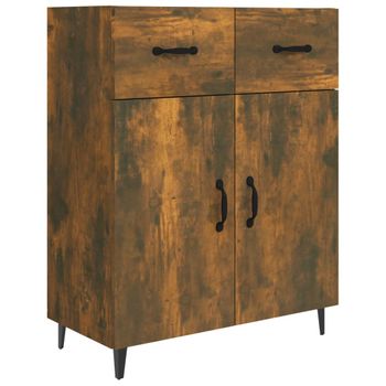 Mueble Cocina De Melamina Madera Vidrio Homcom 80x40x184,5cm-natural con  Ofertas en Carrefour