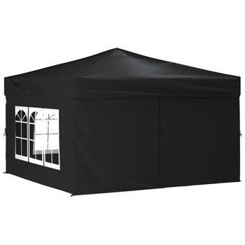 Carpa plegable profesional de acero gris antracita 2x2 m vidaXL897729