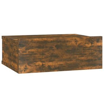 Juego De 2 Mesitas De Noche Flotantes Con 1 Cajon Estilo Nordico Vintage  Color Blanco, Frente Cajon Madera Encerada con Ofertas en Carrefour