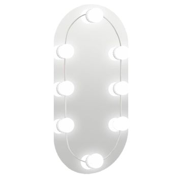 Espejo Con Luces Led Vidrio Arco 90x45 Cm Vidaxl con Ofertas en Carrefour