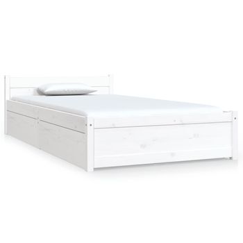 Tidyard Estructura de Cama con cajones 90x190 cm : : Hogar y cocina