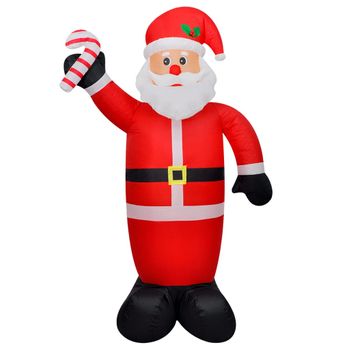 Papá Noel Inflable Con Led 300 Cm Vidaxl