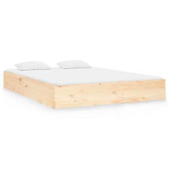 Estructura Para Futón Japonés Madera Maciza De Acacia 100x200 Cm Vidaxl con  Ofertas en Carrefour