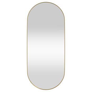 Espejo Redondo de Pared QUO 58 cm - Dorado