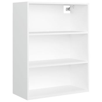 Armario Colgante De Pared Blanco 69,5x32,5x90 Cm Vidaxl