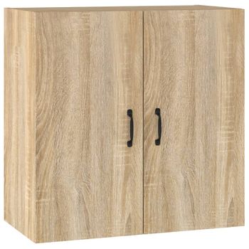 Armario De Pared Madera Contrachapada Roble Sonoma 60x31x60 Cm Vidaxl