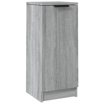 Aparador De Madera Contrachapada Gris Sonoma 30x30x70 Cm Vidaxl