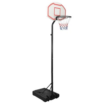 Canasta de baloncesto portátil blanco equipo basquet completo exterior  235-295cm