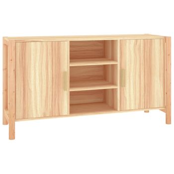 Aparador De Madera Contrachapada 107x38x60 Cm Vidaxl