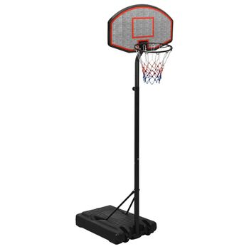 Canasta De Baloncesto Polietileno Negro 237-307 Cm Vidaxl