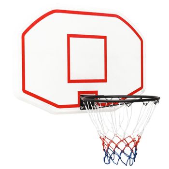 Tablero De Baloncesto Polietileno Blanco 109x71x3 Cm Vidaxl