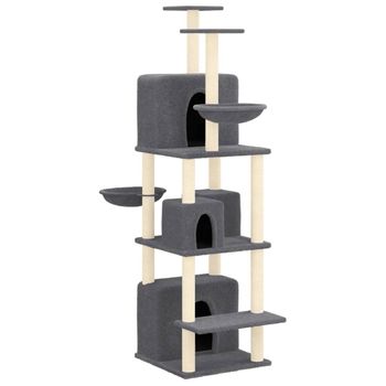 Árbol Rascador Para Gatos Torre Escalador Para 1-3 Gatos 50x50x130cm con  Ofertas en Carrefour