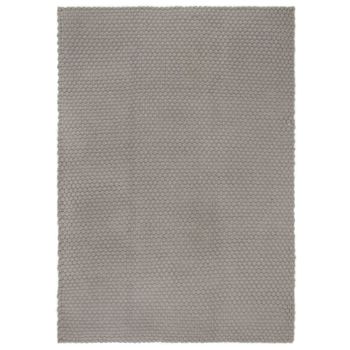 Alfombra Pie De Cama Gris De Algodón De 80x50 Cm con Ofertas en Carrefour